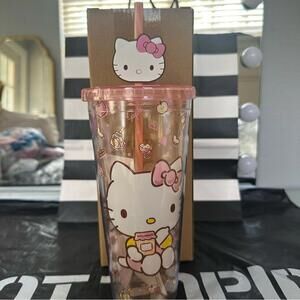 Hello Kitty Apple Acrylic Travel Cup